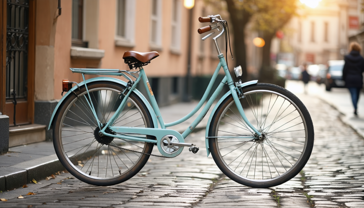 découvrez le b’twin elops 3, un vélo de ville vintage d’occasion alliant performance et style. parfait pour vos trajets urbains avec élégance et confort.