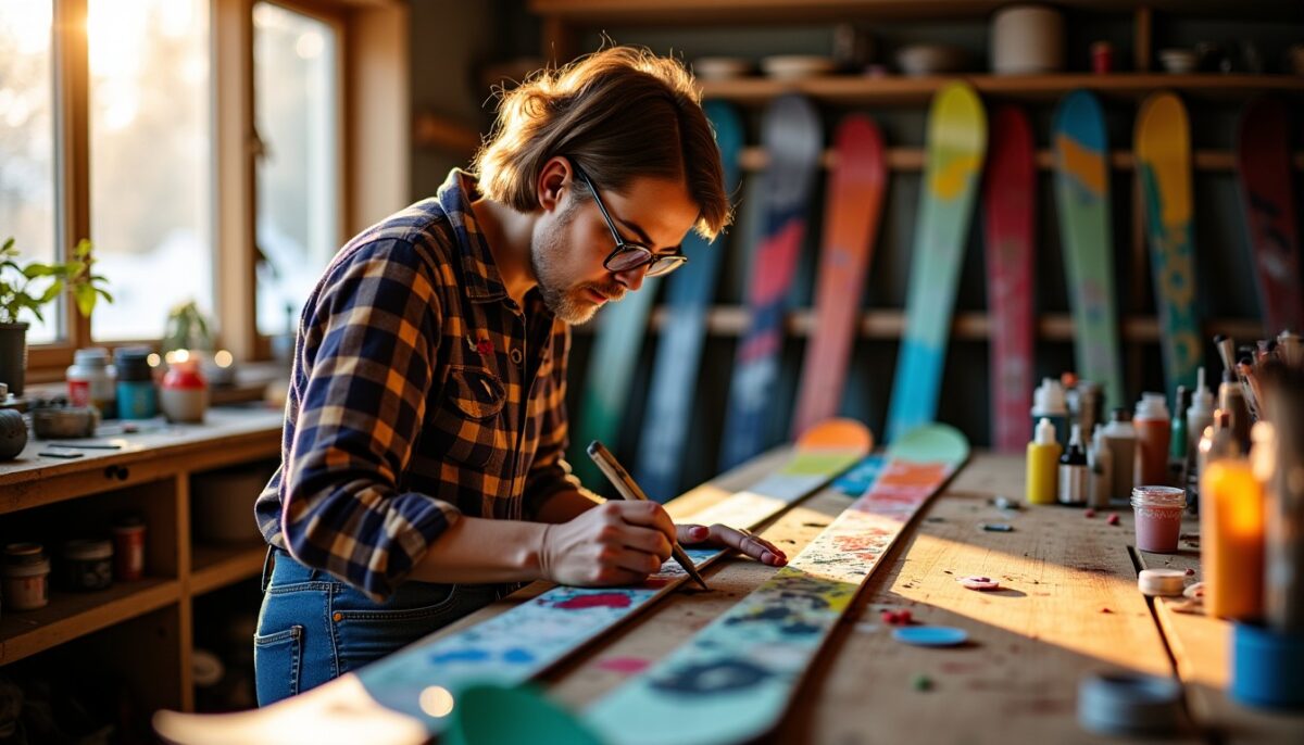 Peindre ses skis : astuce déco ou défi insurmontable ?