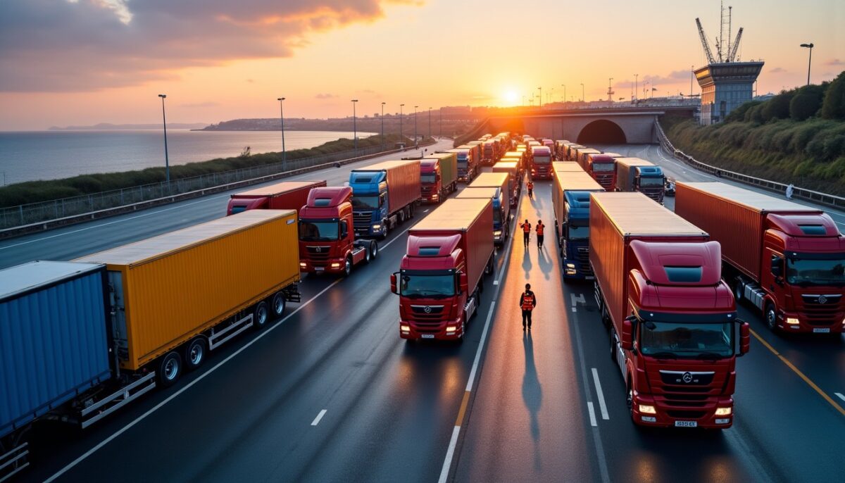 Tunnel sous la Manche : coûts et organisation du transport de marchandises en camion