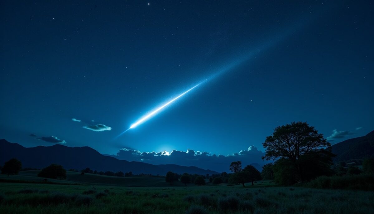 Étoile filante ou phénomène céleste : Que se cache-t-il derrière ce déplacement rapide dans le ciel ?