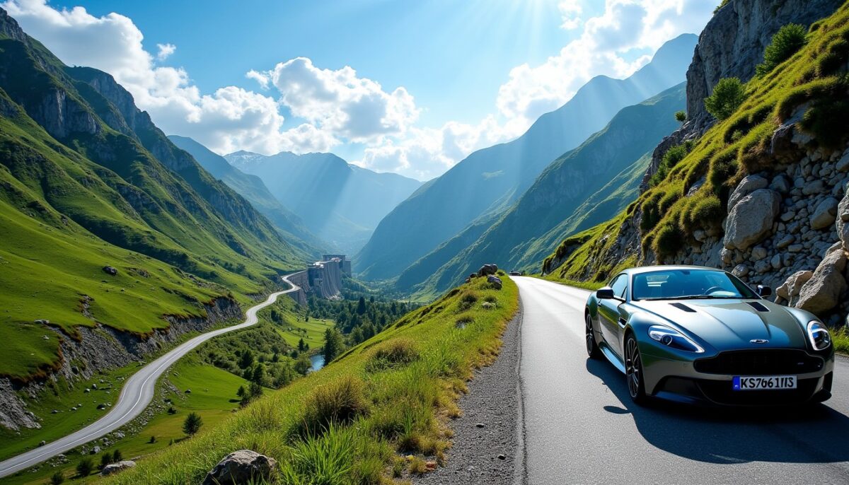 La Route du Barrage de Roselend : une aventure panoramique inoubliable en voiture